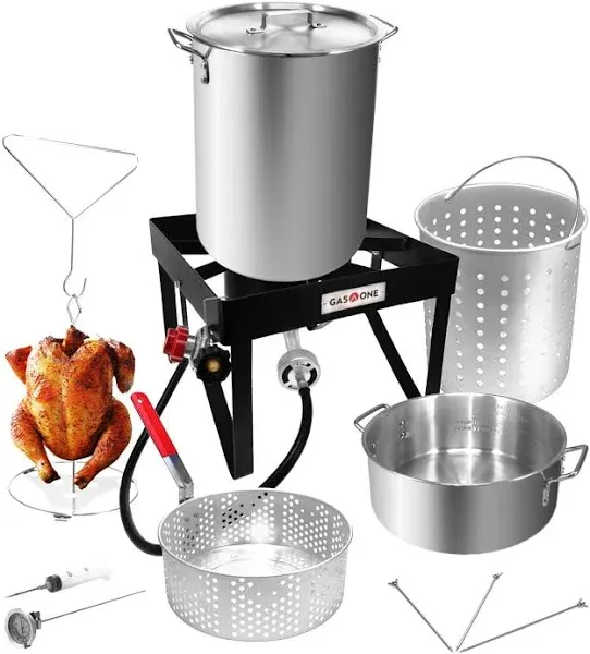 Gas One Turkey Fryer Propane Burner Complete Kit