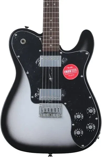 Squier Affinity Tele Deluxe Electric Guitar, Black