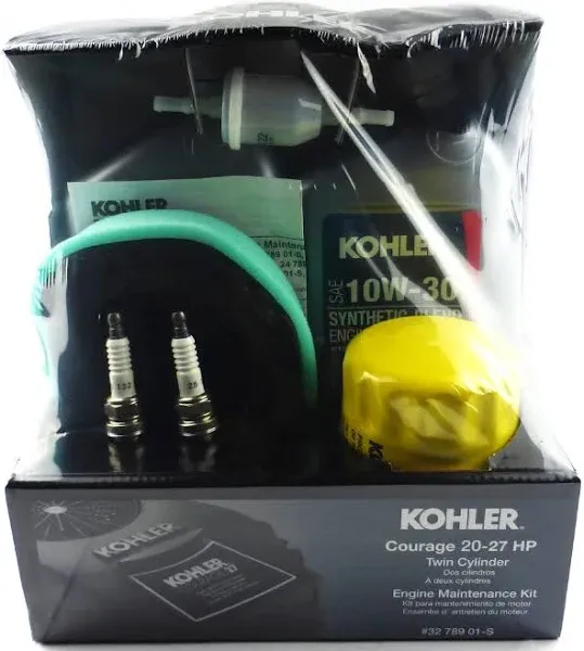 Kohler Maintenance Kit for Courage Twins Engines