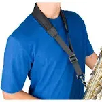 Protec Neoprene Less-Stress Neck Strap for Alto / Tenor / Baritone Saxophone 24 in. Black