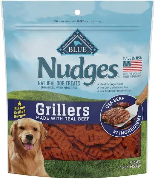 Blue Buffalo Nudges Grillers Natural Dog Treats (10 oz)