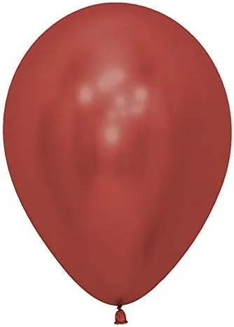 Sempertex Reflex Crystal Red Latex Balloons