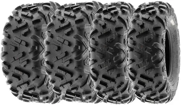 SunF 18x9.5-8 ATV UTV  18x9.5x8 All Terrain Tires 6 PR A051 - Pair of 2 POWER II