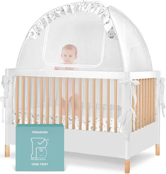 Baby Crib Tent By Pro Baby Saftey, Premium Pop-Up Canopy Tent For Nursery, Ki...