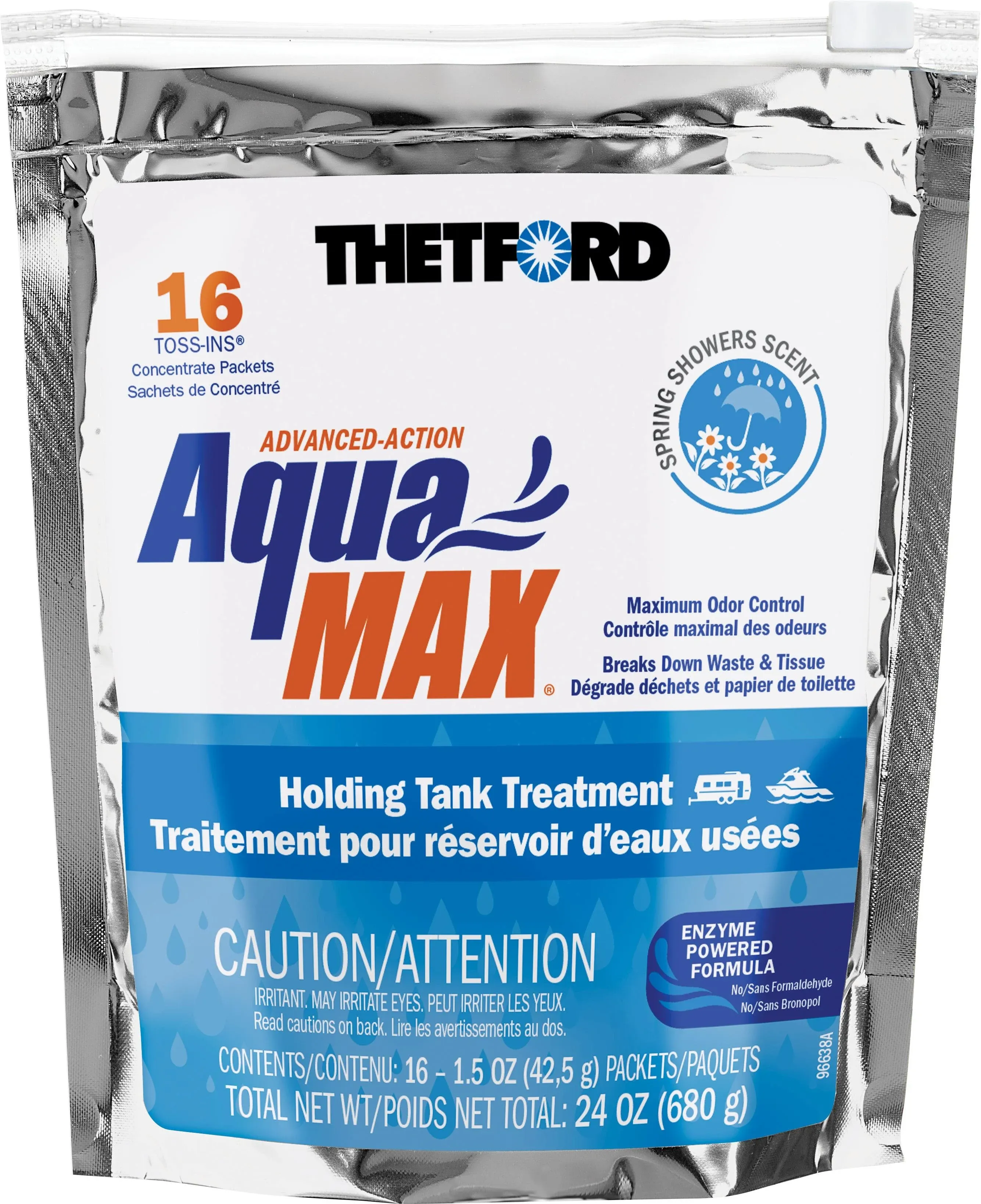 Thetford AquaMax Holding Tank Treatment - 16 Toss-Ins - Spring