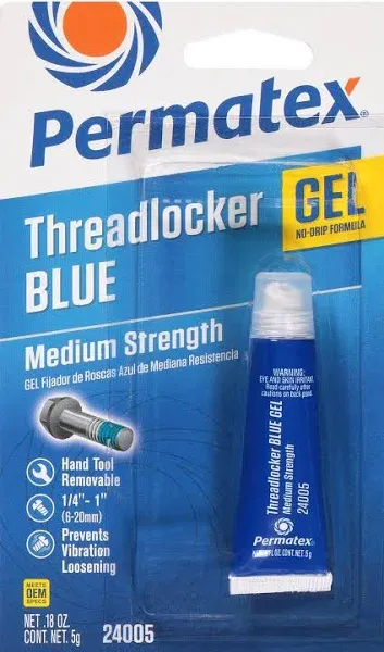 Permatex Gel Twist Threadlockers 5gr Blue 24005