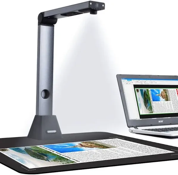 Icodis Document Camera & Overhead Scanner X3: Portable 8Mp High Definition