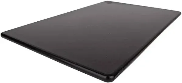 Thirteen Chefs Large Cutting Board for Chopping Texture Plastic 18x12x0.75 Black