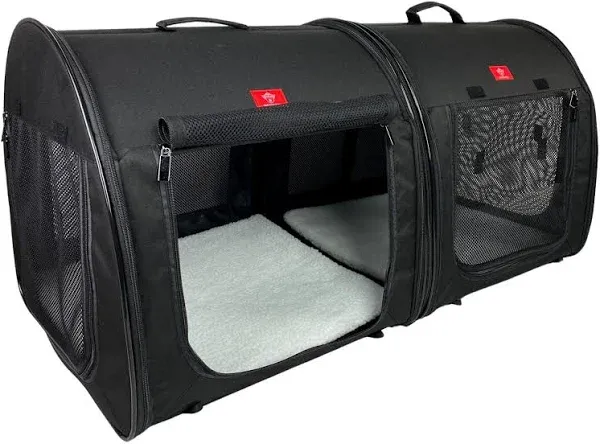 One for Pets Portable 2-in-1 Double Pet Kennel/Shelter