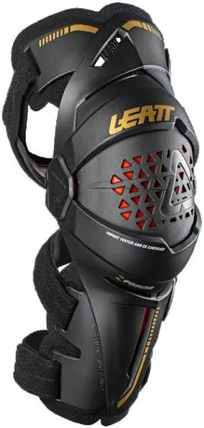 Leatt Black Z-Frame Knee Braces (Adult L) 5022121902