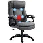 Homcom 6-Point Vibration Massage Office Chair with Heat