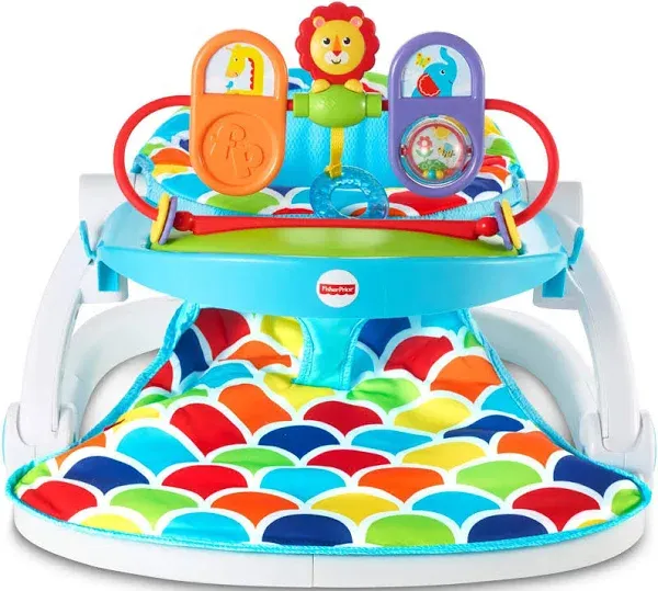 Fisher-Price Deluxe Sit-Me-Up Floor Seat with Toy Tray