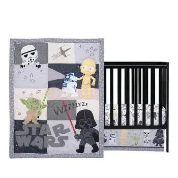 Lambs & Ivy Star Wars Classic 3-Piece Baby Crib Bedding Set