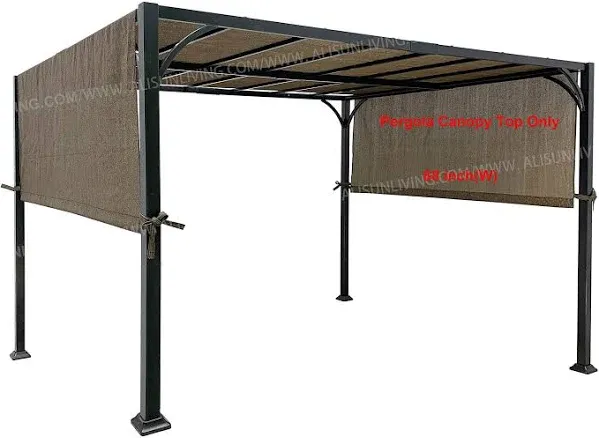 Universal Pergola Canopy Top For 8-Ft X 10-Ft Pergola Structure -, Pe), Brown