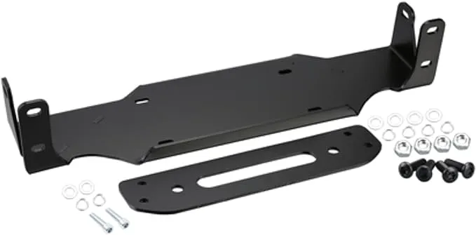 Bulldog Winch 20353- Jeep JL Winch Mount 18-Pres Wrangler JL W/Oe Steel Winch Mount Bumper,Black