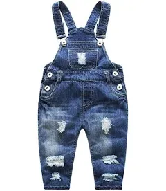 Kidscool Space Baby Girl Boy Bib Pocket Jean Overalls