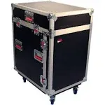 Gator Cases G-TOUR-GRC12X12 - 12U Top, 12U Side Audio Road Console Rac