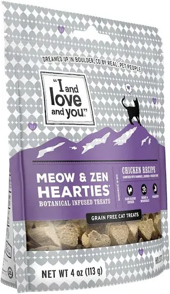 Meow and Zen Hearties Cat Treats