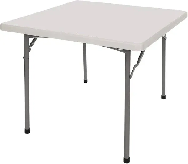 36&#034; Square Folding Tables, 36&#034; X 36&#034;, Light Grey