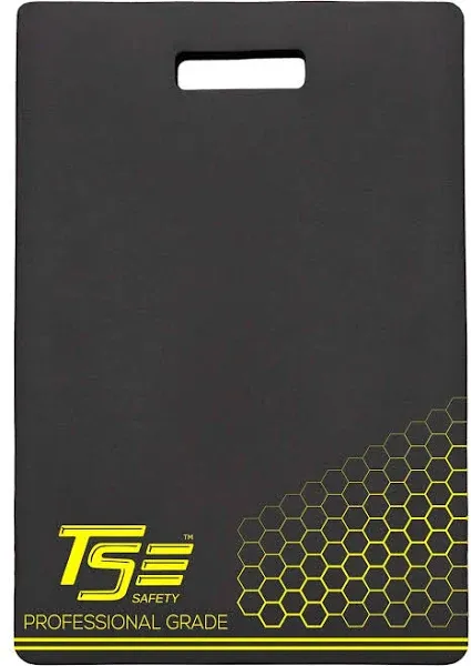 TSE Safety TSE-PGKP Foam True Flex Pro Grade Kneeling Pad, 13.5" x 20", Black