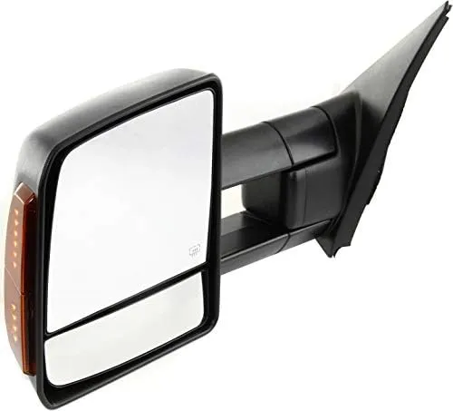 Garage-Pro Driver Side Power Heated Towing Mirror for Toyota Tundra 2007-2021 With Signal Light Textured Standard Cab