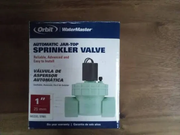 Orbit Heavy Duty 1” Jar-Top In-Line Sprinkler Valve 57661