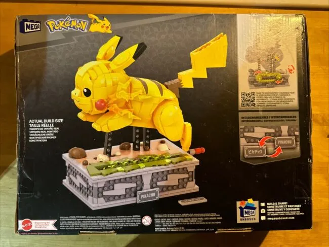 Mega Pokemon Motion Pikachu Building Set