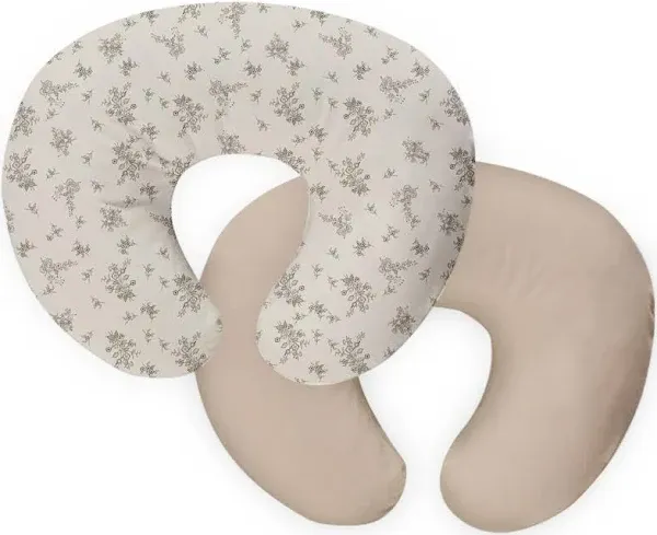 lethooly Nursing Pillow Cover,2 Pack Removable Cover for Breastfeeding Pillows,Ultra Soft Baby Nursing Pillow