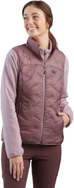 Outdoor Research SuperStrand LT Vest - Women's , Color: Snow, Sulphur, Naval Blue',  Womens Clothing Size: Large, Extra Small, Small, Extra Large, Medium  , Up to 58% Off Plus Blazin' Deal    w/ Free S&H   — 13 models