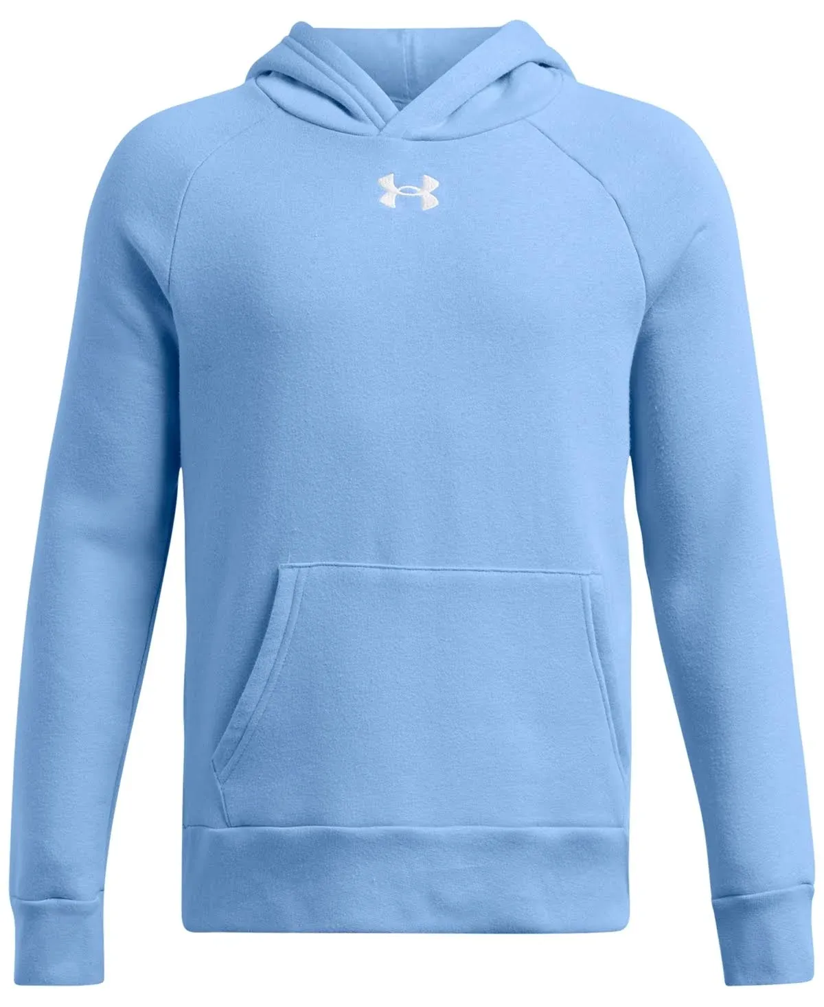 Boys' Rival Fleece Hoodie - Blue, YSM, Under Armour