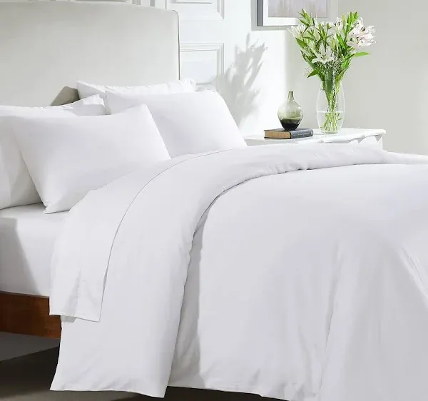 California Design Den Duvet Cover Set, 400 Thread Count 100% Cotton