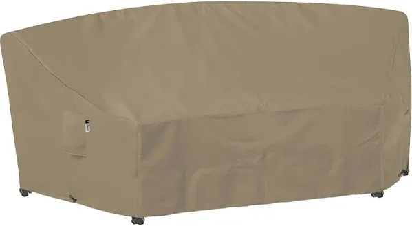 Heavy Duty Outdoor Sectional Sofa Cover, 90&#034;x 90&#034;(V-Shaped) Desert Khaki