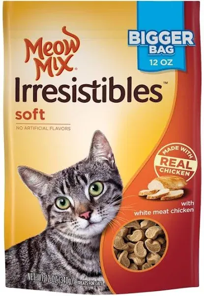 Meow Mix Irresistibles Soft White Meat Chicken Cat Treats