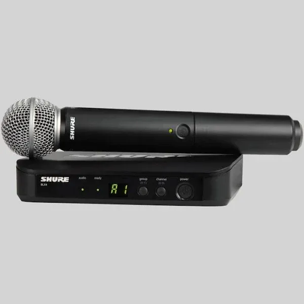 Shure BLX24-B58-H10 Handheld Wireless Mic System with Beta58 - H10 542 - 572 MHz