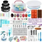 678 PCS Cake Decorating Kit, Cake Decorating Supplies Kit with Cake Carrier,S...