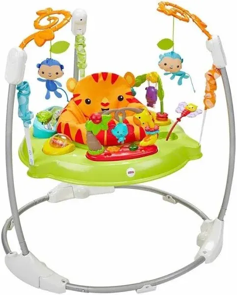 Fisher Price Rainforest Jumperoo Baby Bouncer Entertainer - Open Box