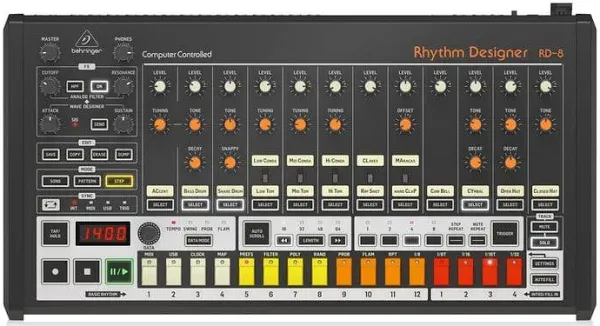 Behringer Rhythm Designer RD-8 Classic Analog Drum Machine