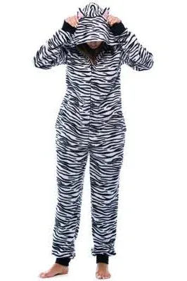 Just Love Adult Onesie with Animal Prints Pajamas