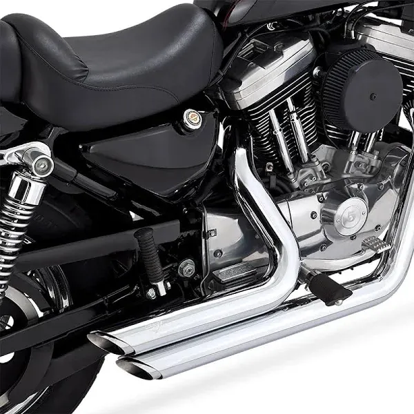 Vance &amp; Hines Shortshots Chrome Staggered Exhaust System (17223)