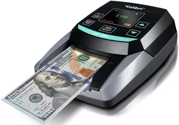 KOLIBRI KCD-2000 Advanced Counterfeit Bill Detector | All-Orientatio<wbr/>n Counterfei