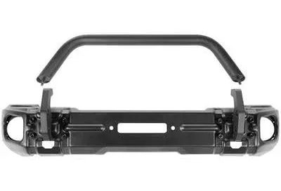 Rugged Ridge 11549.05 - 18-20 Jeep Wrangler JL/JT Arcus Front Bumper Set w/ Overrider