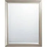 30 In. X 24 In. Wall Mirror Brushed Nickel finish