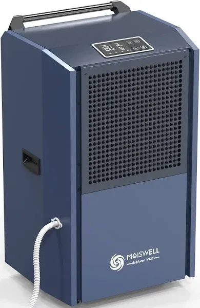 305 Pint Commercial Dehumidifiers for Industrial Sites with Drain Hose | MOISWELL Explorer V320