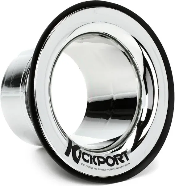 Kickport Sonic Enhancement Bass Drum Port Insert Chrome