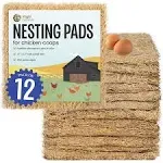 Premium Aspen 12 Pack Excelsior Nesting Liners (12 Pack), Chicken Bedding