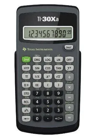 TEXAS INSTITURMENTS TI -30XA SCIENTIFIC CALCULATOR