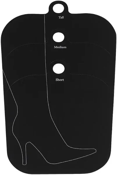 Household Essentials Boot Shapers, 2 Pairs, Black