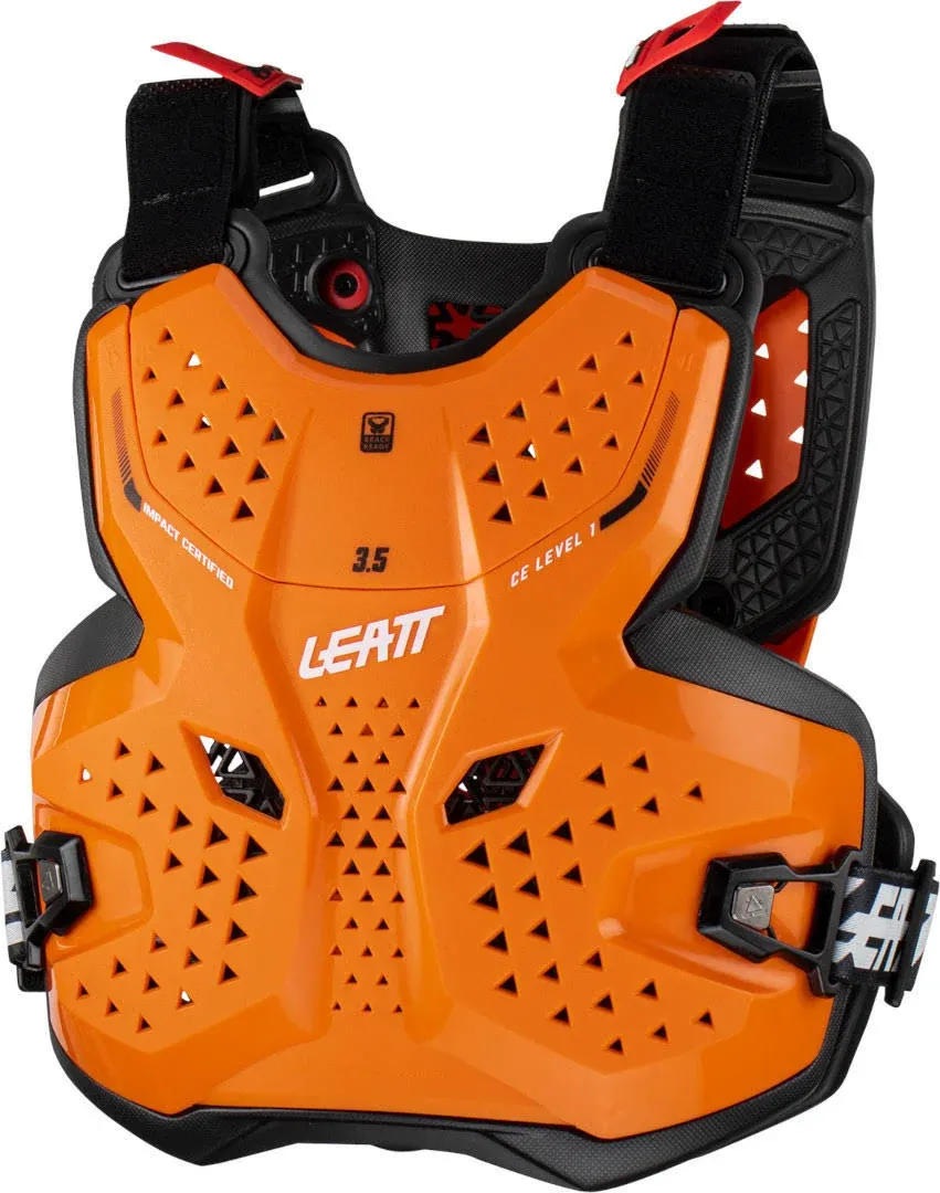 Leatt 3.5 Junior Chest Protector - Orange Black