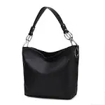 Emily Soft Vegan Leather Hobo Handbag