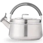 2 Quart Cafe Series Stainless Steel Whistling Tea Kettle - 2 Quart